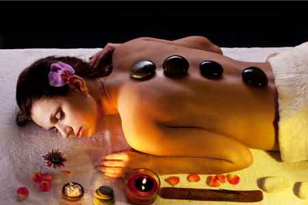 Volkanik Taş Masajı