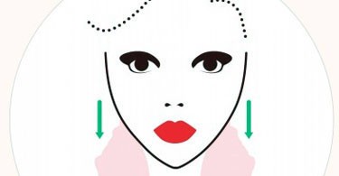 kendi kendine kırışıklık için yüz masajı